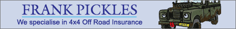 Frank Pickles Insurance: Specialist 4x4 Insurance